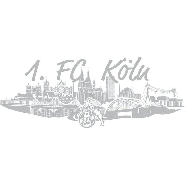 1. FC Köln Aufkleber Aufkleber Skyline