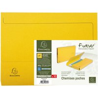 10 Exacompta Aktenmappen "Forever", 290 g/m², 24x32 cm für DIN A4, gelb