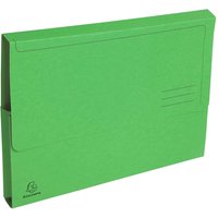 10 Exacompta Aktenmappen "Forever", 290 g/m², 24x32 cm für DIN A4, intensivgrün