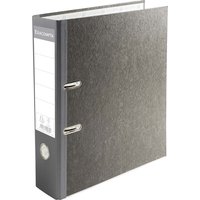 10 Exacompta Ordner Standard "Marmoriert", DIN A4, RB 70 mm, grau