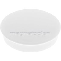 10 magnetoplan Magnete 'Discofix standard' weiß