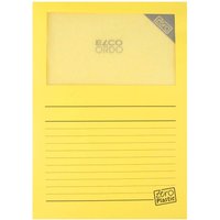 100 Elco Sichtmappe/Fenstermappe "Ordo zero" gelb