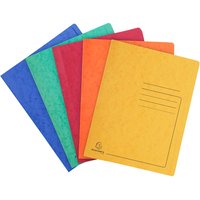 100 Exacompta Schnellhefter aus Colorspan-Karton, 355 g/m², DIN A4, Office-Farben sortiert