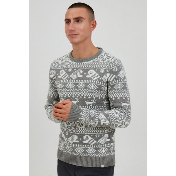 11 Project Norwegerpullover PRUwe XMAS Modischer Strickpullover mit winterlichem Muster