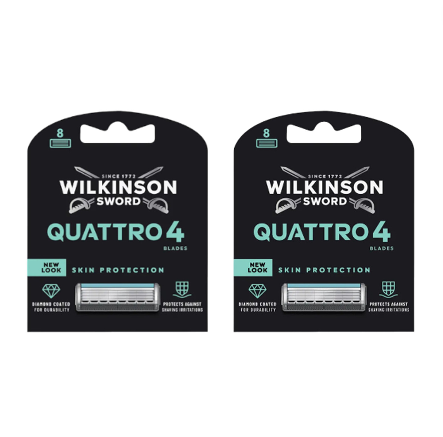 16er Wilkinson Quattro 4 Rasierklingen