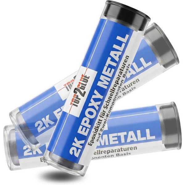 Top2Glue 2-Komponentenkleber Top2Glue 2K Epoxidkitt für Schnellreparaturen Kaltmetall Epoxy Kleber