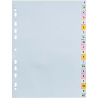 20 Exacompta Register "Forever", 20 Taben A-Z, 170 g/m², DIN A4, sortiert