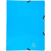 20 Exacompta Ringbücher "Iderama" aus Colorspan, 600 g/m², DIN A4, 2 Ringe, hellblau