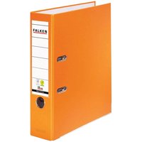 20 Falken Ordner "Vegan", mit Einsteckschild, 230 g/m², DIN A4, RB 80 mm, orange