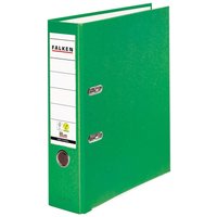 20 Falken Ordner "Vegan", mit Einsteckschild, 240 g/m², DIN A4, RB 80 mm, hellgrün