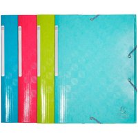 24 Exacompta Sammelmappen "1928", 600 g/m², DIN A4, 3 Klappen, sortiert