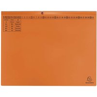 25 Exacompta Hängehefter "Exaflex Premium", mit 2 Abheftvor. für Rechtsheftung, orange