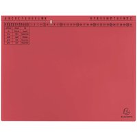 25 Exacompta Hängehefter "Exaflex Standard", 320 g/m², mit 1 Abheftvorrichtung, rot