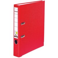 25 Falken Ordner "Vegan", mit Einsteckschild, 240 g/m², DIN A4, RB 50 mm, rot