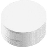 250 Blatt Moderationspapier Kreise 9,5 cm weiß