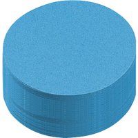 250 Blatt Moderationspapier Kreise 9,5 cm blau