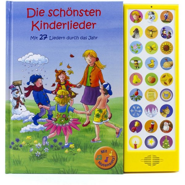 27-Button-Soundbuch, Die Schönsten Kinderlieder, Mit 27 Liedern durch / diverse