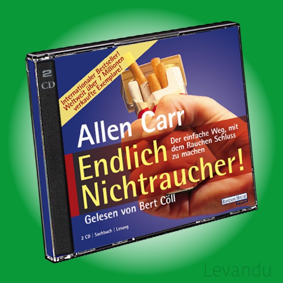 2CD Hörbuch ENDLICH NICHTRAUCHER ALLEN CARR Mit dem Rauchen Schluss machen