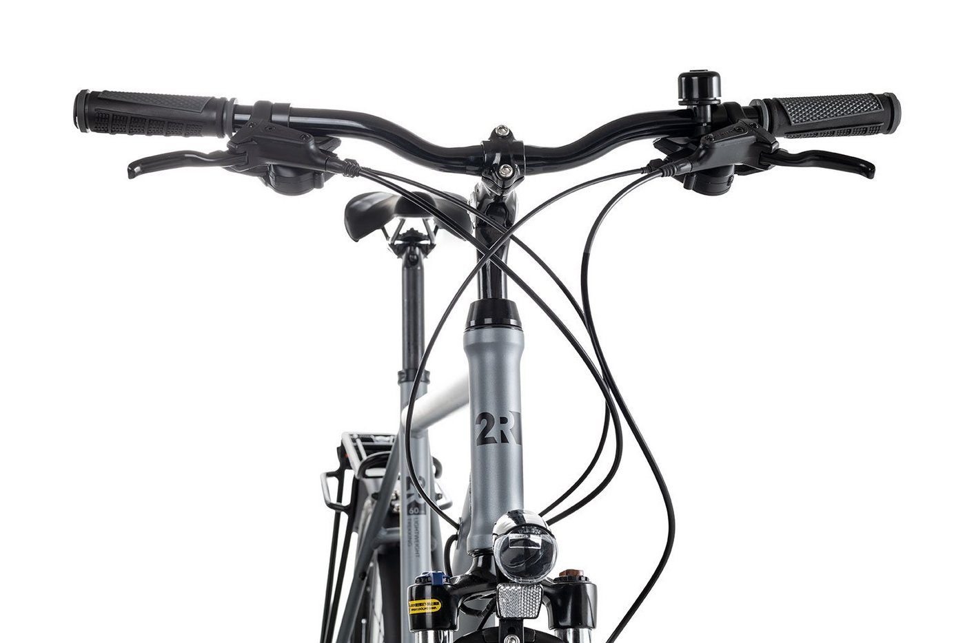 2R Manufaktur Trekkingrad TRX21, 21 Gang Shimano RD-TX-800-7 Schaltwerk, Kettenschaltung, Herrenrad 28 Zoll schwarz/grau – Bild 5 von 5