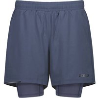 2XU Kompressionstight Aero Mesh 2-in-1 Short, Größe S in Blau