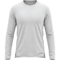 2XU Laufshirt Ignition Aero Mesh Long Sleeve, Größe XS in Weiß