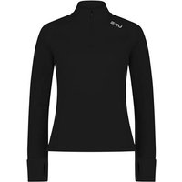 2XU Laufshirt Ignition Hyper-Haptic 1/4 Zip, Größe M in Schwarz