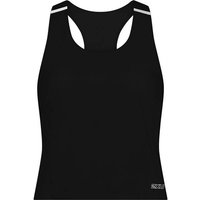 2XU Laufshirt Light Speed React Crop Singlet, Größe S in Schwarz
