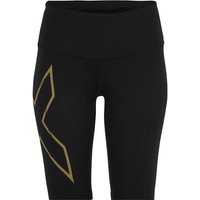 2XU Laufshorts Light Speed Mid-Rise Comp, Größe XS in Schwarz