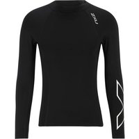 2XU Long Sleeve Ignition Compression Long Sleeve, Größe S in Schwarz