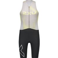 2XU Triathlonanzug Light Speed React Trisuit, Größe L in Gelb