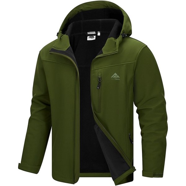 360Trail Outdoorjacke Softshelljacke Skayra wasserdichte winddichte Herren Übergangsjacke Microfleece-Innenfutter, atmungsaktiv, wasserdicht