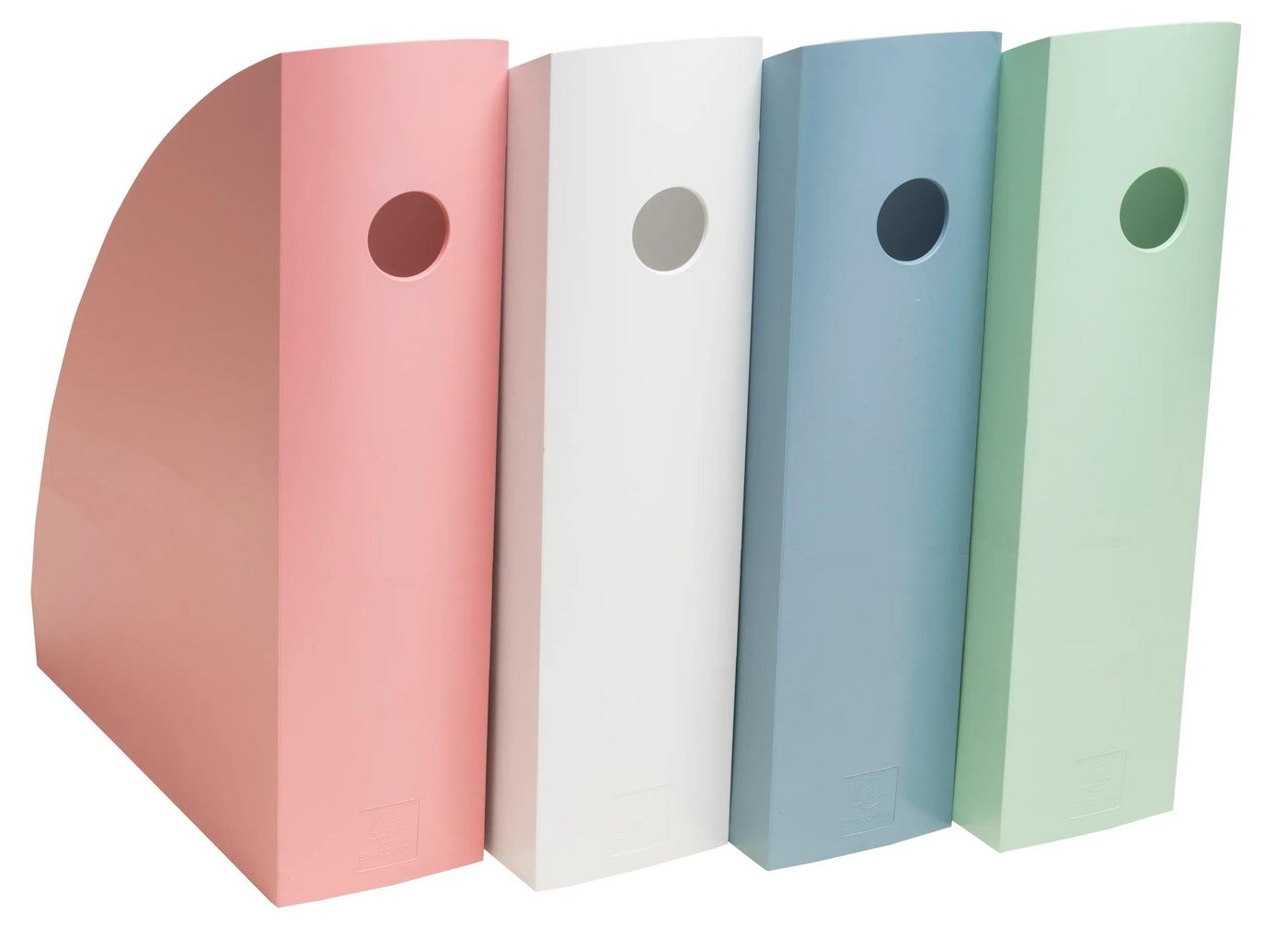 4 Exacompta Stehsammler MAG-CUBE "Autentik", DIN A4+, farbig sortiert – Bild 2 von 4