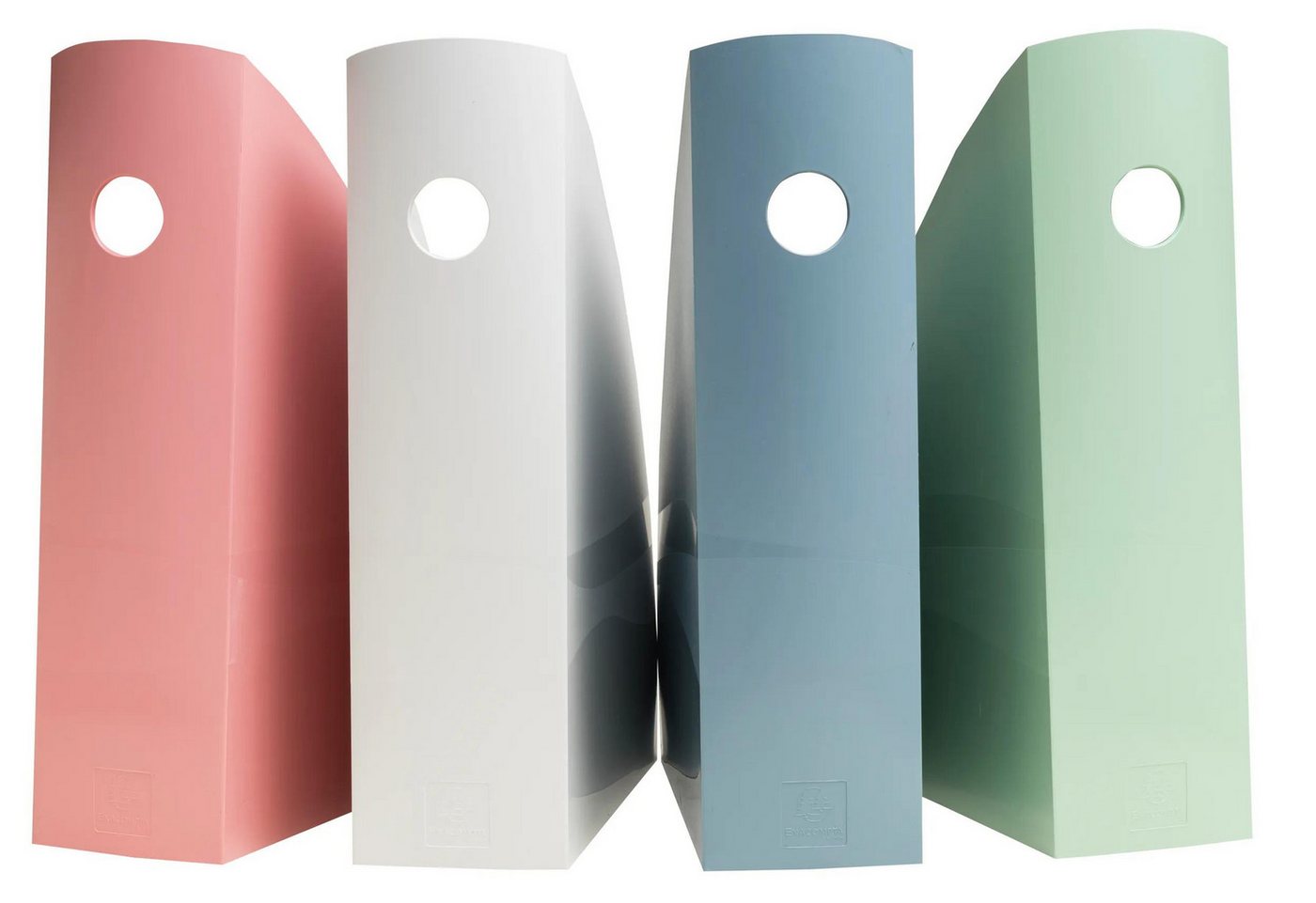 4 Exacompta Stehsammler MAG-CUBE "Autentik", DIN A4+, farbig sortiert – Bild 3 von 4