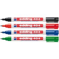 4er Set edding Permanentmarker "404" farbig sortiert