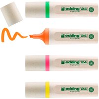 4er Set edding Textmarker '24 EcoLine Highlighter' farbig sortiert