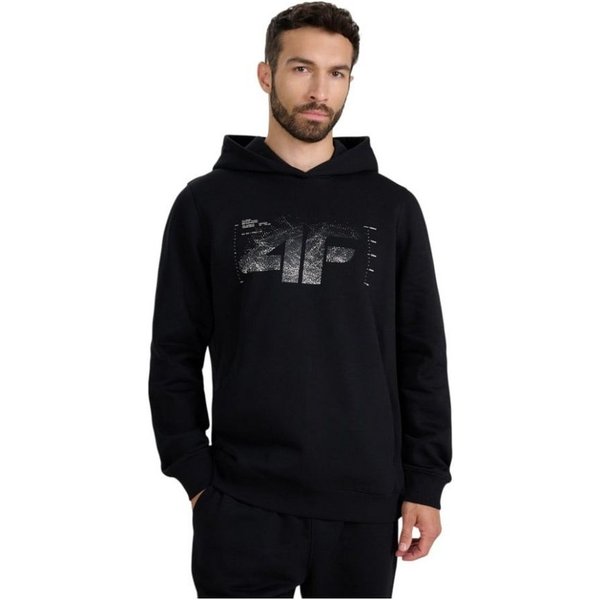 4F Kapuzenpullover M1904 (Baumwolle) schwarz Herren