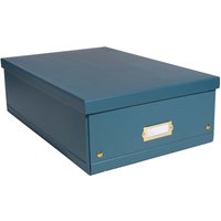 5 Exacompta Ablageboxen "NeoDeco", 33x50x16 cm, A3+, blaugrün