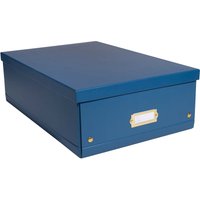 5 Exacompta Ablageboxen "NeoDeco", 33x50x16 cm, A3+, blau