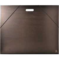 5 Exacompta Zeichenmappe mit Stoffband und Griff, 500 x 650 mm, schwarz