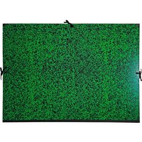 5 Exacompta Zeichenmappen mit Stoffband, 500 x 650 mm, grün