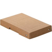 5 Falken Aufbewahrungsboxen "PureBox", 780 g/m², DIN A6, 2,5 cm Höhe, braun