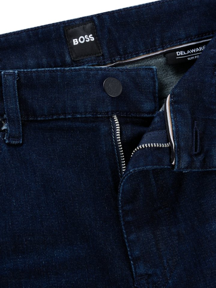 BOSS 5-Pocket-Jeans BOSS Men Black blau,Casual,Baumwolle,Unifarben,Slim Fit,Mittel – Bild 2 von 2