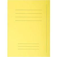 5 x 50 Exacompta Aktendeckel "Forever" mit Beschriftungsfeld, 220 g/m², DIN A4, gelb