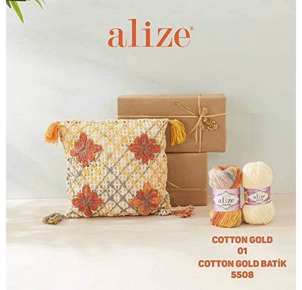 Alize 5 x ALIZE Cotton Gold Häkelwolle, 330 m, Handstrickgarn,Premium Wolle, Amigurumi – Bild 2 von 5