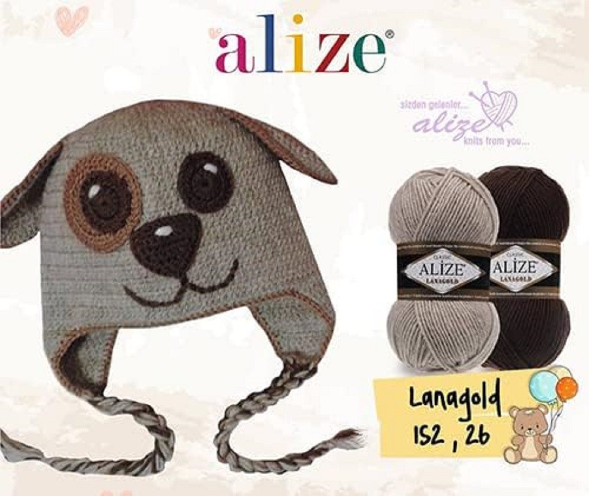 Alize 5 x ALIZE Lanagold Häkelwolle, 240 m, Handstrickgarn,Yarn,Strickgarn,Häkeln – Bild 5 von 5