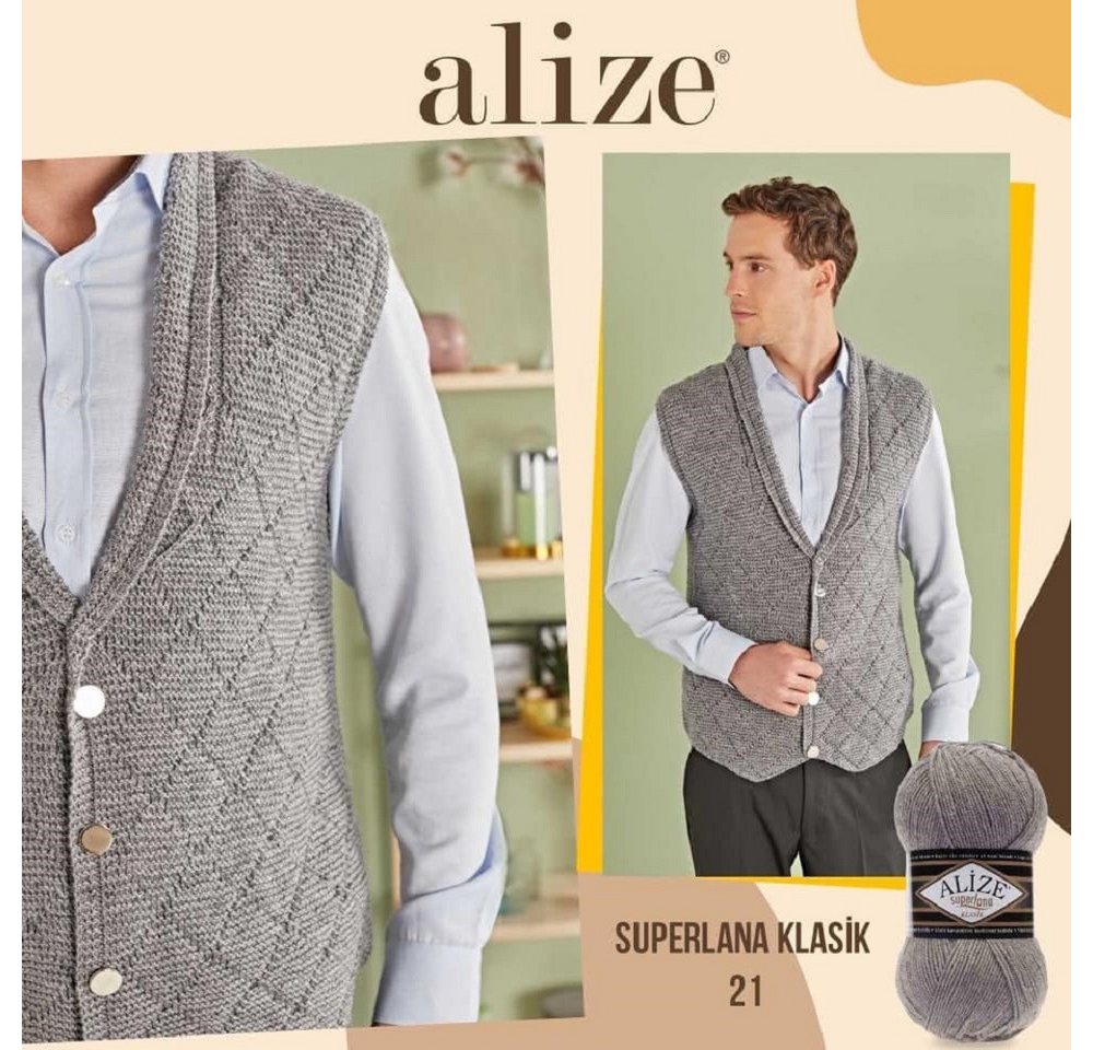 Alize 5 x ALIZE Superlana Klasik Häkelwolle, 280 m – Bild 5 von 5