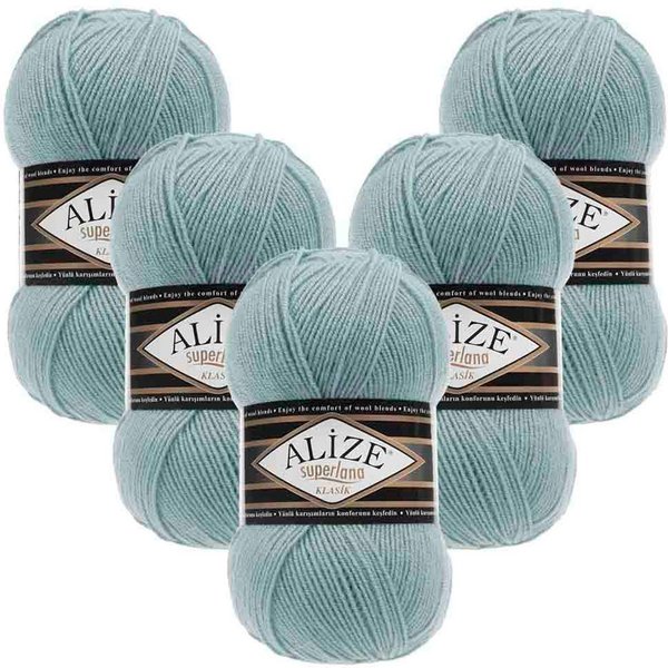 Alize 5 x ALIZE Superlana Klasik Häkelwolle, 280 m