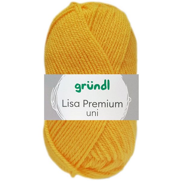 Gründl 50 Gramm Gründl Lisa Premium Uni Bastelgarn