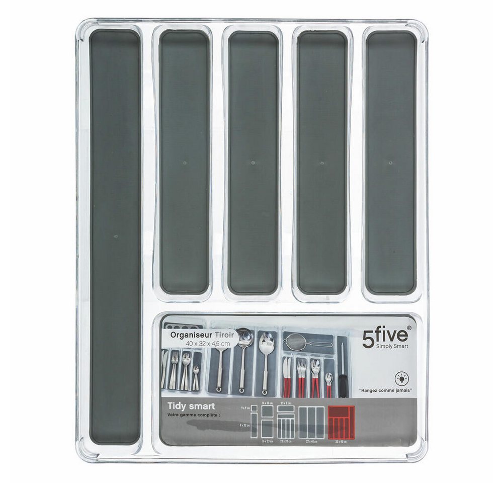 5five Simply Smart Besteckkasten Tidy Smart mit 6 Fächern, 40 x 32 cm – Bild 3 von 3
