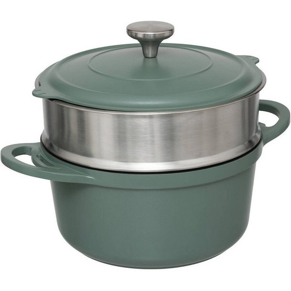 5five Simply Smart Kochtopf Dampfgarbehälter HEALTHY, Ø 24 cm, 4-teilig, Aluminium (einzeln)